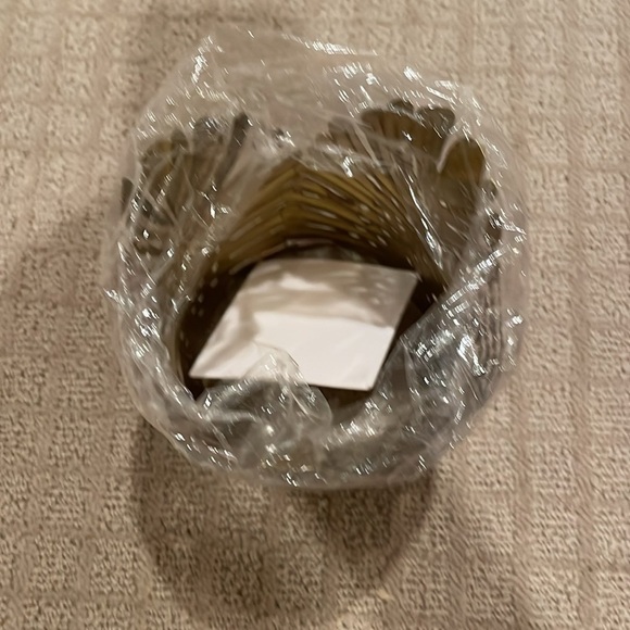 Pink Zebra Tropical Metal Leaf Accent Shade in Brown - Picture 2 of 3